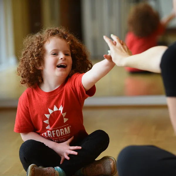 children gaining confidence in drama school